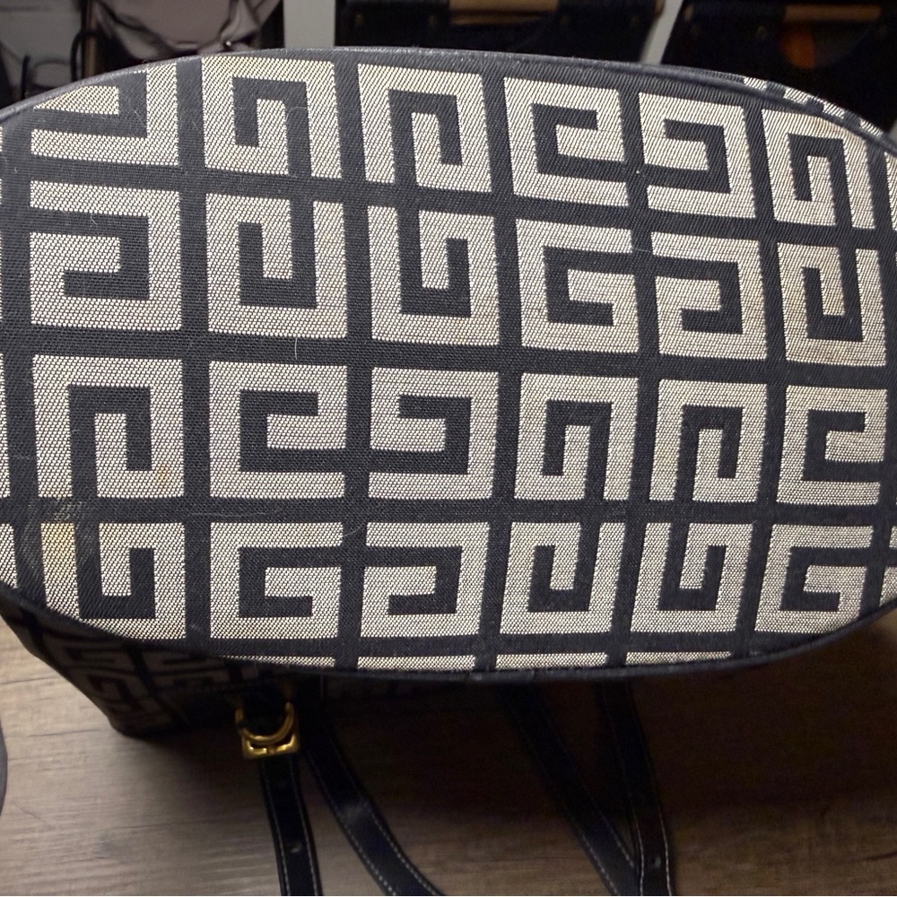 Givenchy Geometric Patterned Tote Bag - Black and Gray - Picture 6 of 11
